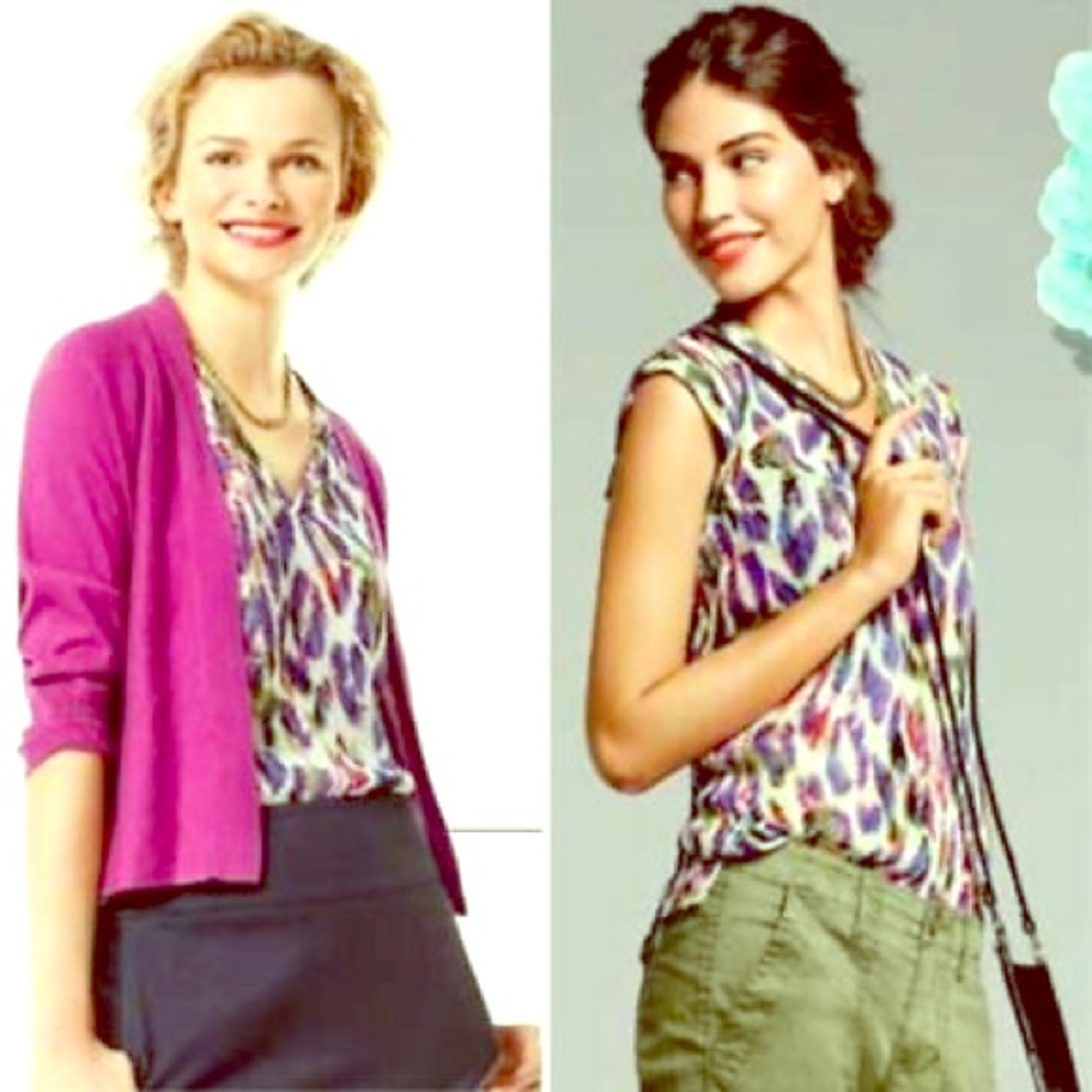 CAbi Plume Feathers Top